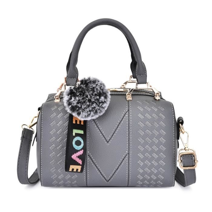 Sac à Main Pour Femme En Simili Cuir Argenté – 33x11x31 Cm – Style Décontracté – Fermeture Éclair - 9