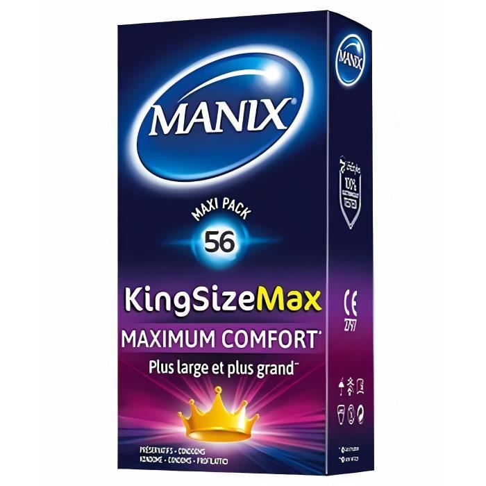 Preservatifs Manix King Size Max Boite 56 préservatifs Cdiscount Au quotidien
