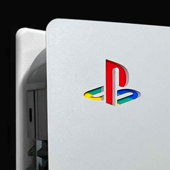 Stickers logo PlayStation classiques autocollant pour PS5