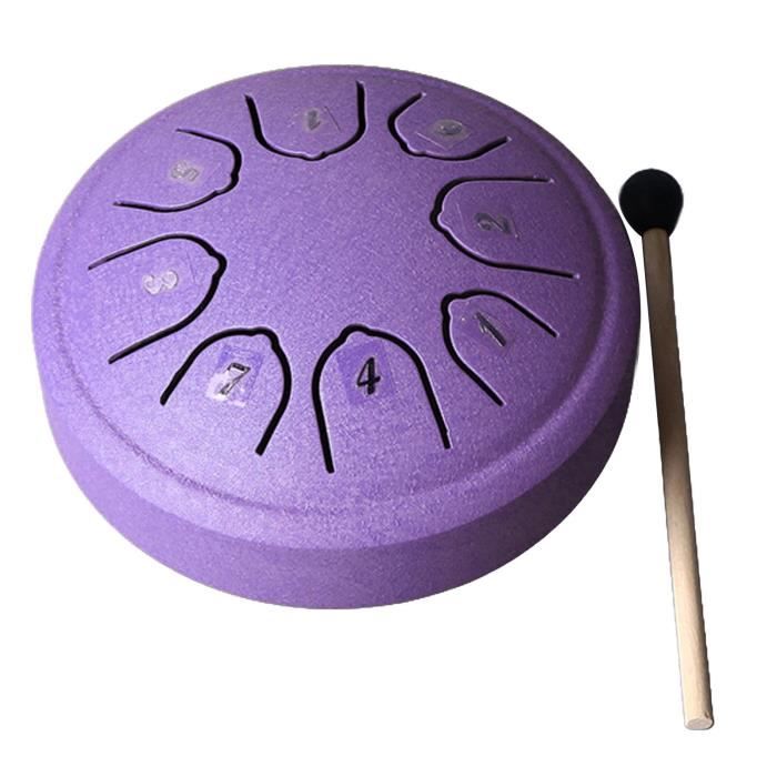 Tambour De Pluie En Acier 6 Tons - Instrument Percussion Extérieur Pour Jardin, Décoration