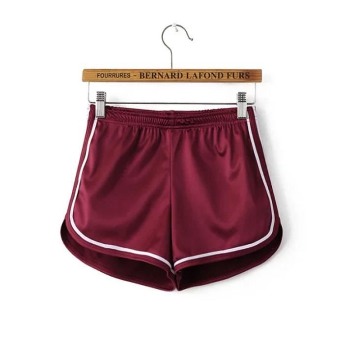 Short De Sport Spyder Femme – Noir – Taille L – Poches Running Fitness