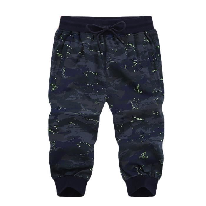 Bermuda Homme Grande taille 6XL Motif camouflage Sport