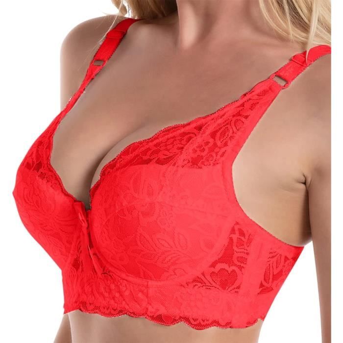 Soutien-gorge Avec Armature Grande Taille Minimiseur En Dentelle - Confont Et Maintien
