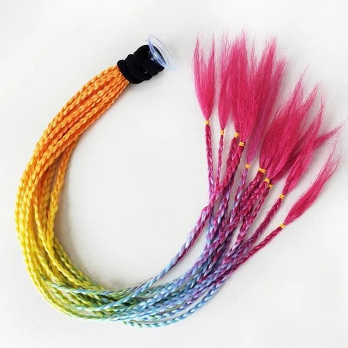 Décorations Tresses Pour Casque Moto - 9 Couleurs Gradient