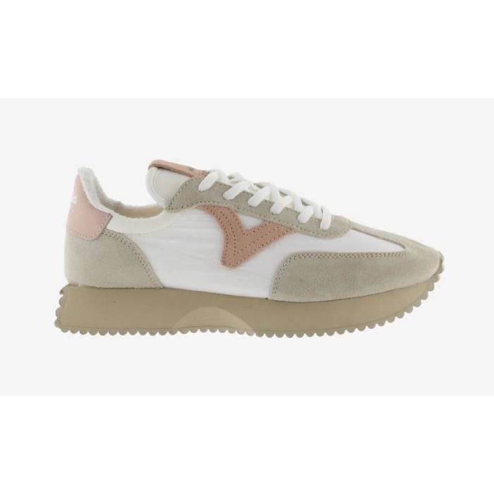 Victoria VICTORIA - Baskets COSMOS - blanche et rose - Blanc - 36 - Chaussures