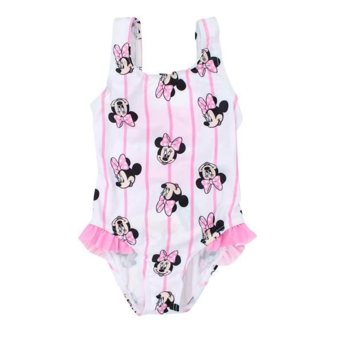 Maillot de bain une pièce fille de couleur rose | GIGI 1P