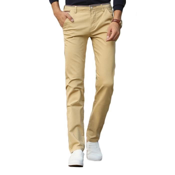 Pantalon Cargo Pantalon Business Homme Pantalon Kaki Homme Quelle