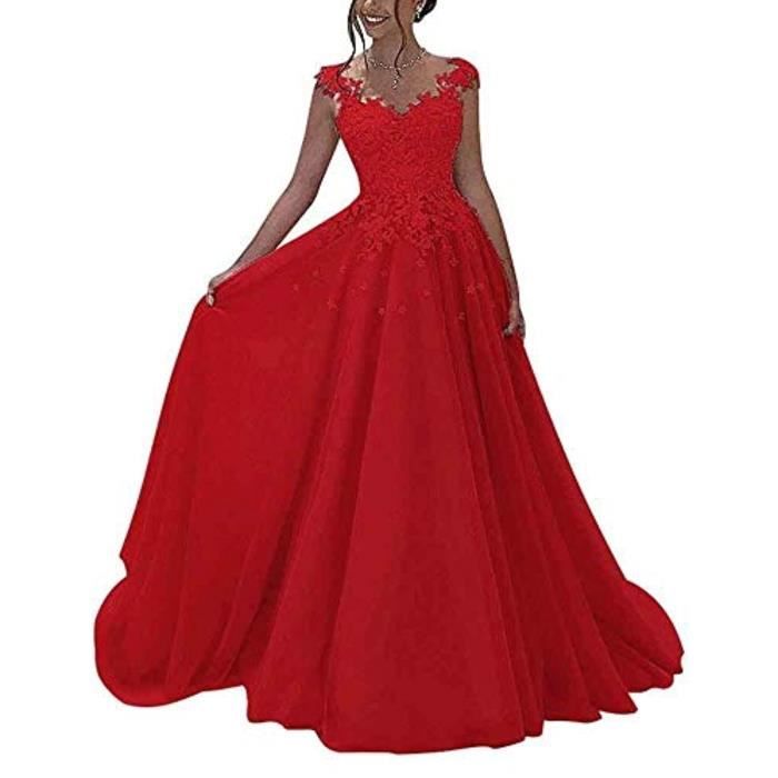 Ye Robe Robe B85YE Rose gris longues robes de bal en dentelle appliques robe de ...