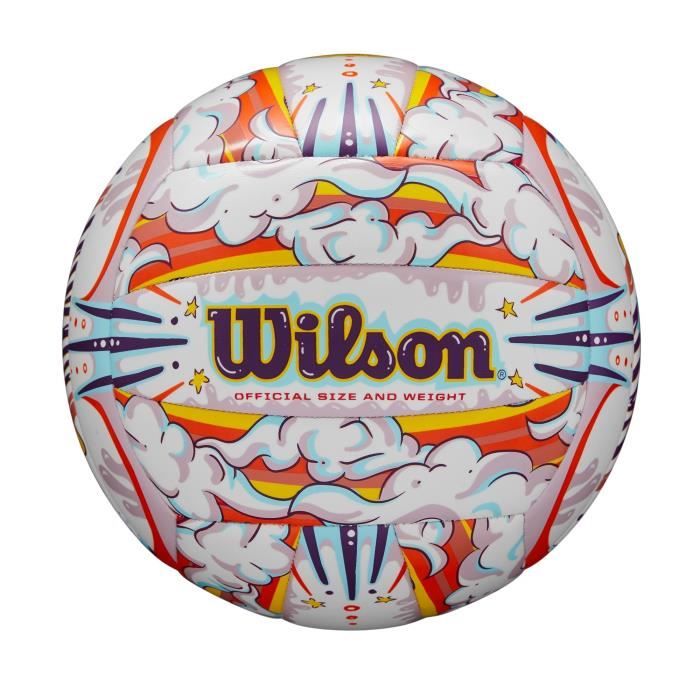 Ballon Wilson Shoreline Eco - blanc/orange - Taille 5