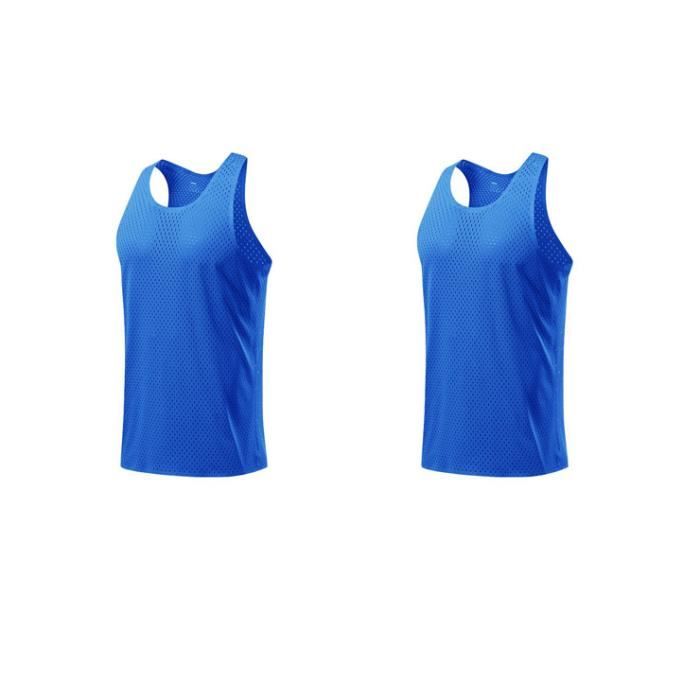 Débardeur Sans Manches HUF Homme - Taille S - Bleu Tie Dye - Occasion Très Bon état