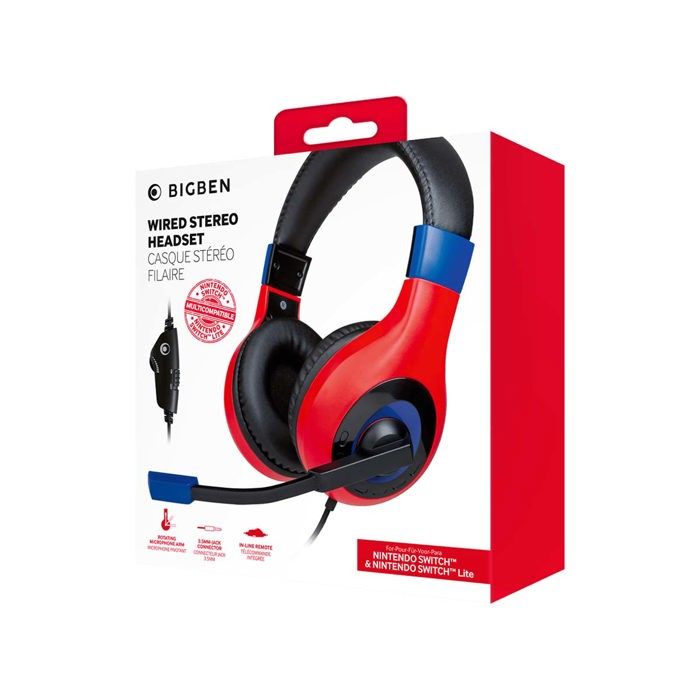 Casque Nintendo Switch Filaire et Microphone Omnidirectionnel - vue 2