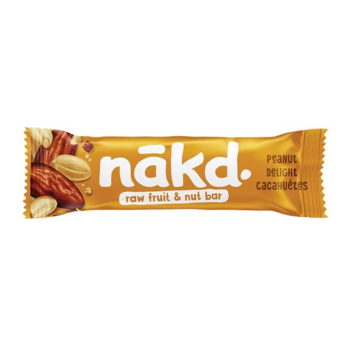 Barre céréales cacahuètes peanut Nakd 35g DLC 12/12/2022 Cdiscount Au quotidien