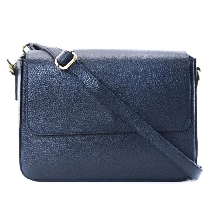 Sac à Bandoulière En Cuir Vernis Italien Beige - Occasion Femme