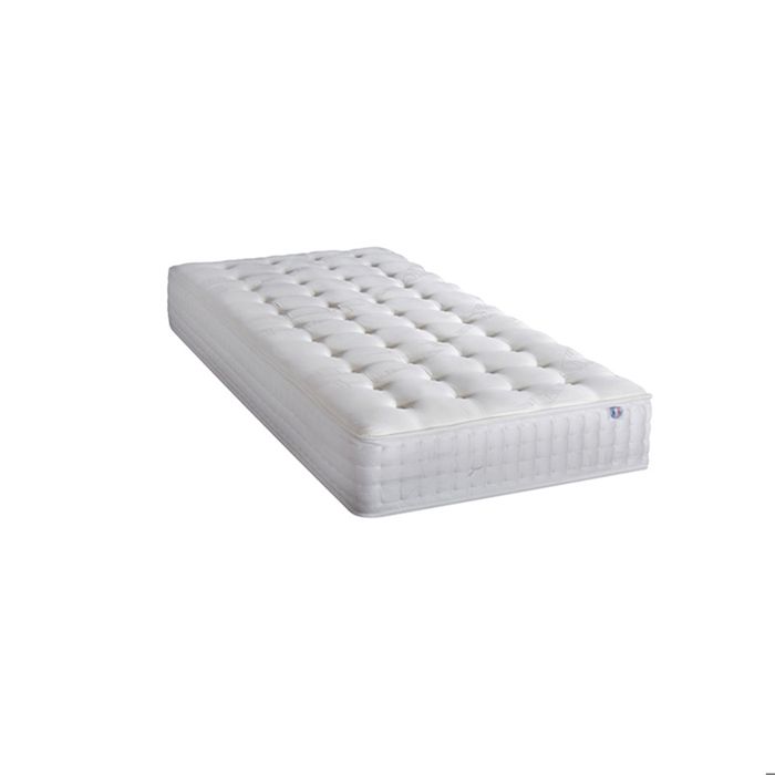 Matelas à mémoire de forme visco-sens Blanc 90x190 cm