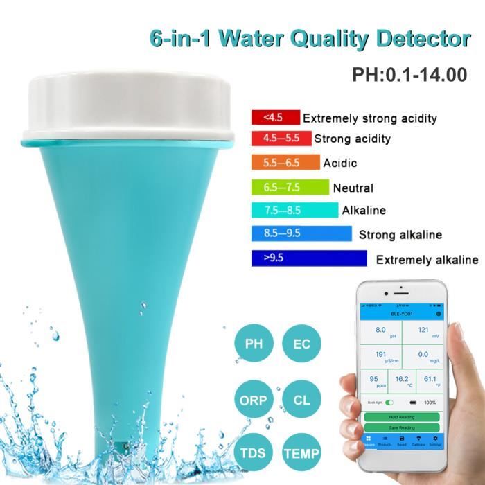 Testeur numérique qualité de l'eau mesure température pour l'eau potable  -LON - Cdiscount Jardin