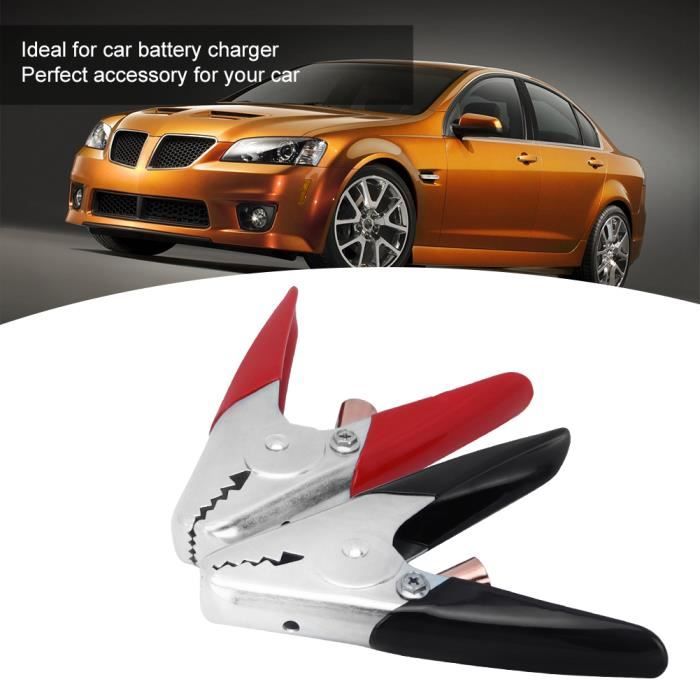 Qqmora Pinces de suralimentation 1 paire universelle voiture véhicule  chargeur de batterie câble Booster pinces auto demarrage - Cdiscount Auto