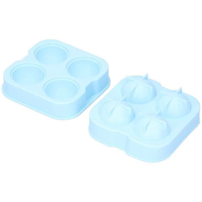 Moule à Glaçons En Silicone Bleu Marine 12 Boules De 30mm - Bac à Glaçons Parfait Pour Cocktails Et Boissons Maison