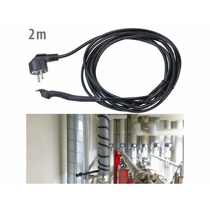 Câble antigel avec thermostat 2 m / 30 W