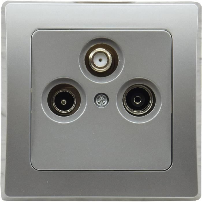 PRESA ANTENNA TV MASCHIO BTICINO MATIX COMPATIBILE 20 PRESE | Leroy Merlin