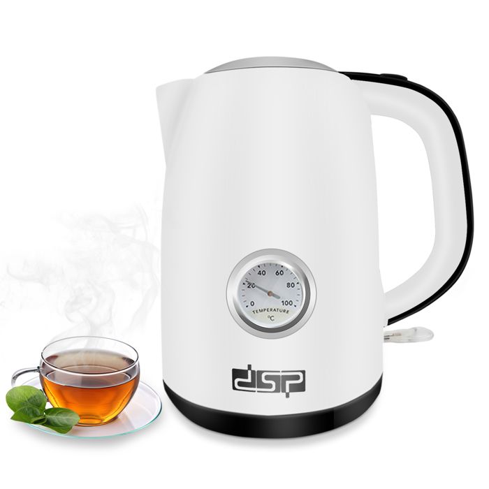 Bouilloire électrique PIFCO 204677 - 1,7L - 2200W - Noire - Sans Fil