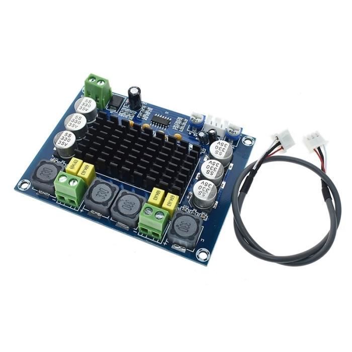 Carte amplificateur Audio Bluetooth 200W 100W, caisson de basses, double Microphone, Module d'ampli pour haut-parleur 8 ohms 12/24V 110/220V 44 Carte amplificateur Audio Bluetooth 200W 100W, caisson de basses, double Microphone, Module d'ampli pour haut-parleur 8 ohms 12/24V 110/220V 44