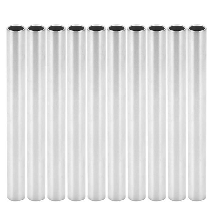 Tube Alu Rond IMeistek Lot De 3 Tubes Ronds Droits En Aluminium 6063, Longueur 250 Mm, Diamètre Extérieur 20 Mm, Diamètre Intérieur 16 Mm Pour Industriel, Décoratif, Architectural Tube Rond Aluminium