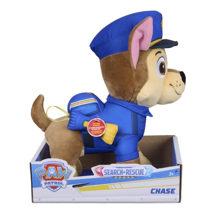 Peluche PAW Patrol Chase 6075046 – Mission Détectives, Lavable en Surface - vue 5