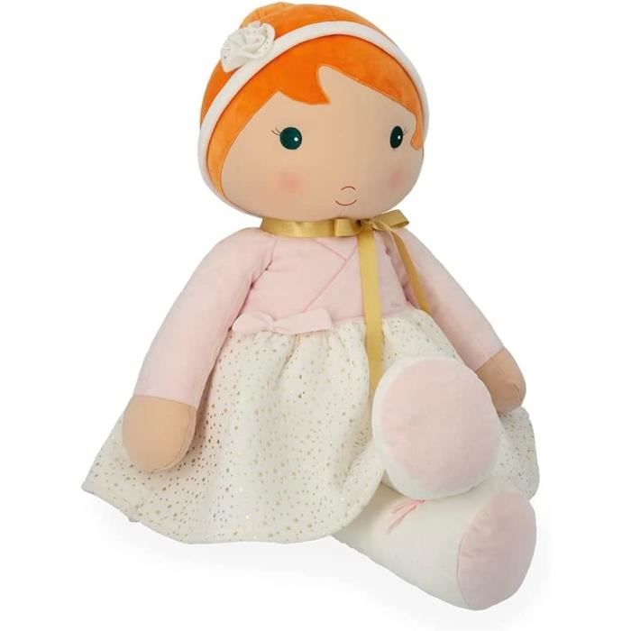 KALOO Tenesse Ma 1ere Poupee en Tissu Valentine Grande Poupee de Chiffon Danseuse 80 cm Micro Velours Poupee Geante 244 Cdiscount Jeux Jouets