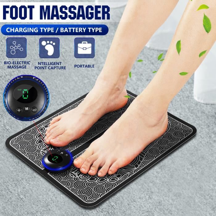 NEUFU Tapis de Massage Pieds Physiothérapie EMS Masseur électrique
