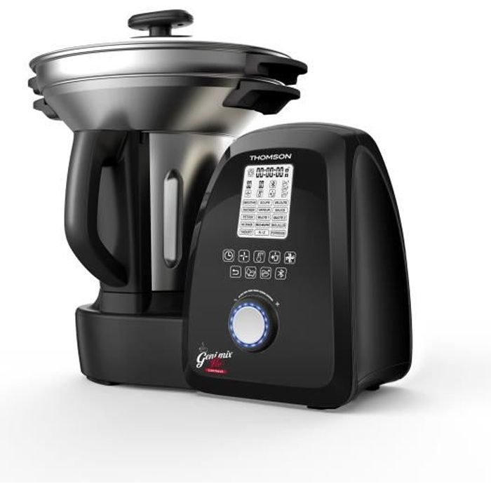 THOMSON - THFP50046 - Robot cuiseur GENI MIX PRO Connect - Puissance 1500 watts - avec application dédiée smarthphone et tablette -