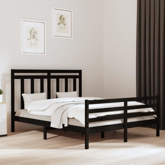 Lit Simple BORPHOM 90x200 Cm - Cadre Métal, Tête De Lit Rembourrée Avec LEDs Et Charge USB, Sommier Lattes