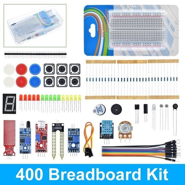 Circuits intégrés,Breadboard 400 KIT--Kit de démarrage de base pour ...