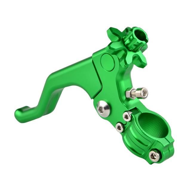 Levier d'embrayage universel pour moto, système de câble facile à tirer, levier d'embrayage universel doré pour moto, système de câble facile à tirer, accessoires de moto en alliage d'aluminium