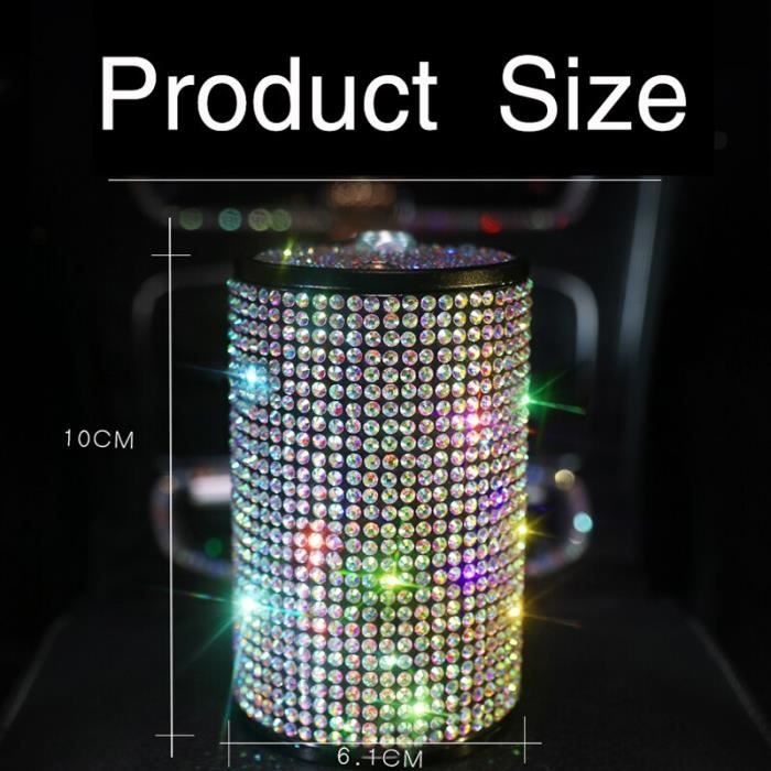Joyzan Fortune Cat Décoration Voiture Strass - Chat Porte-Bonheur Pour Tableau De Bord Et Console