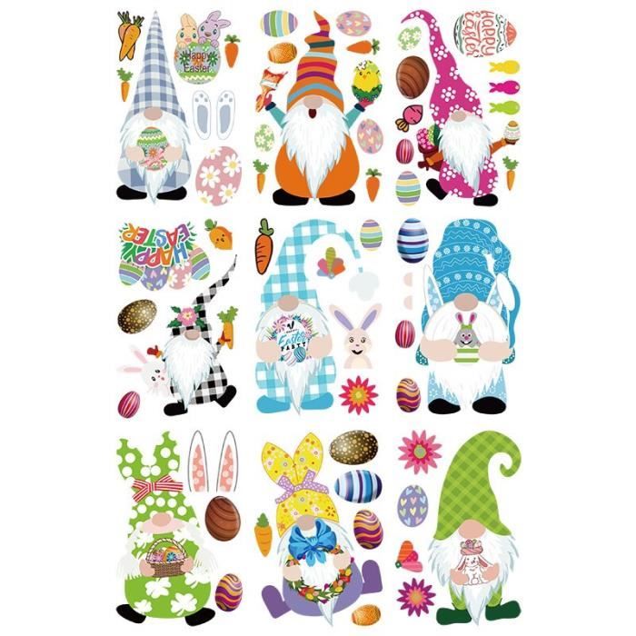 Stickers Flocons De Neige Phosphorescents Amosfun - Lot De 50 - Déco Noël - Bleu - 3x3cm