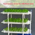 Kit de culture pour système hydroponique 108 sites de plantes 3 couches Herb & Légumes-1