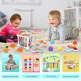 Jouets Montessori pour Bébé - KENLUMO - Lot de 14 - Formes et Couleurs - 24 mois et plus-1