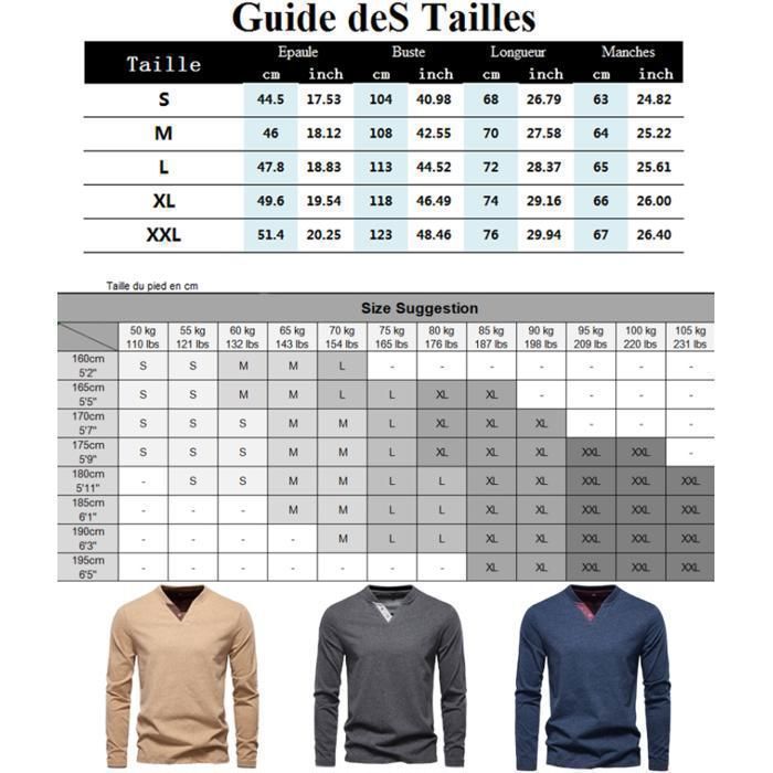 Sweat-shirt Homme Col En V Boutonné - Coupe Oversized, Tricot Gaufré, Manches Longues, Plusieurs Coloris, Automne/hiver - 13