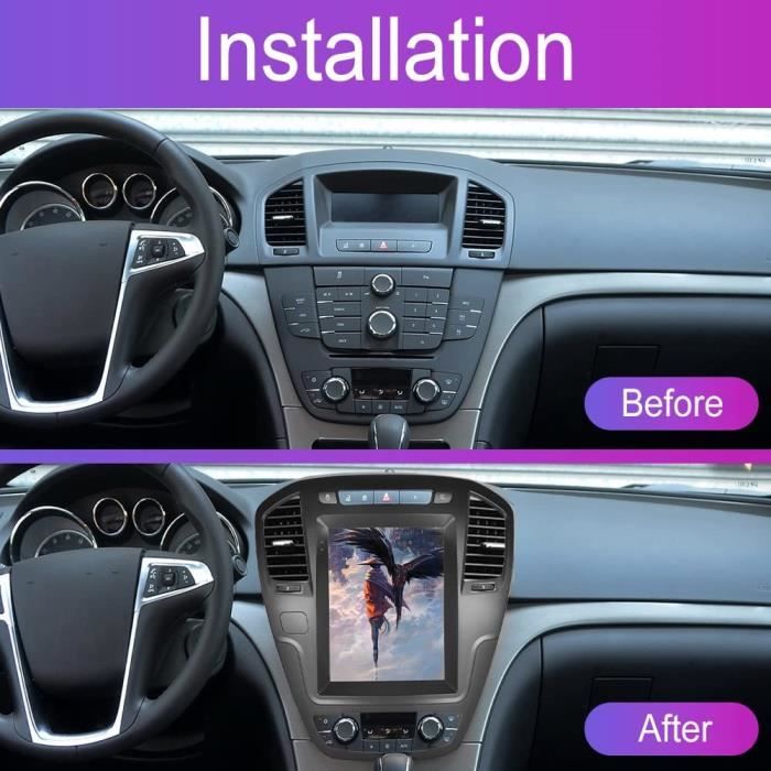 Autoradio Android GPS Nav pour Buick Regal-Opel Insignia 2009-2013, 9.7  Pouces Auto Radio Écran Tactile avec Bluetooth WiFi A363 - Cdiscount Auto