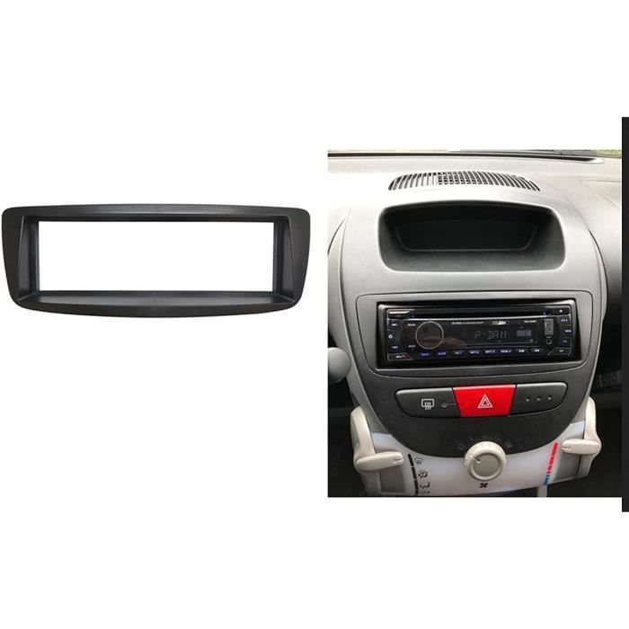 LIWI-Kit Montage Autoradio, Cadre Façade 1 DIN, Adaptateur Antenne  Compatible avec Citroen C1, Toyota Aygo, Peugeot 107[258] - Cdiscount Auto
