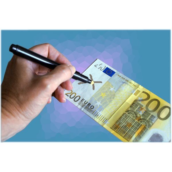 Stylo Marqueur détecteur de faux billets euros - Cdiscount Beaux-Arts et  Loisirs créatifs