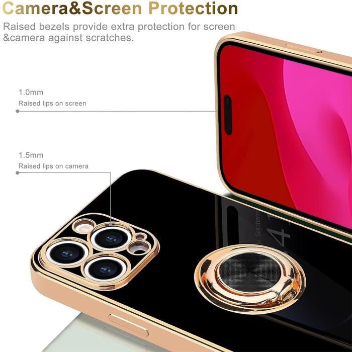 Coque Antichoc pour iPhone 15 Pro Max Protection Renforcée avec Cordon Vert  Nuit - BOOLING - Coque et étui téléphone mobile - Achat & prix