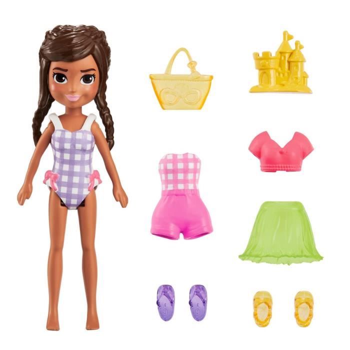 Polly Pocket Fashion doll Poupee articulee 7.6 cm accessoires Figurine 5 Cdiscount Jeux Jouets