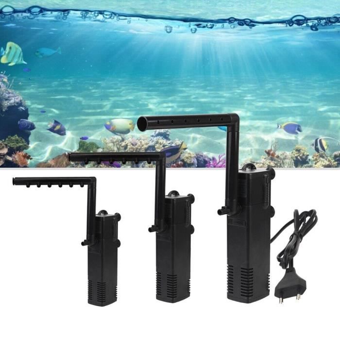 VGEBY filtre interne 3 en 1 filtre filtrant l'eau de pompe d'aération  d'oxygène pour l'aquarium de réservoir de poissons prise EU - Cdiscount  Animalerie