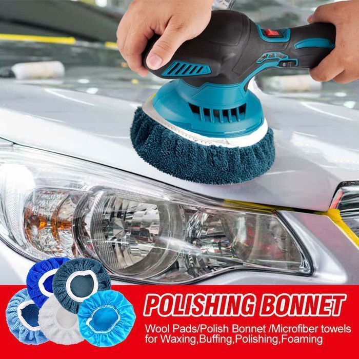 Polisseuse à Batterie 21V Compatible Makita - Kit Complet Avec 2 Batteries - Pour Voiture Et Carrosserie - Neuf