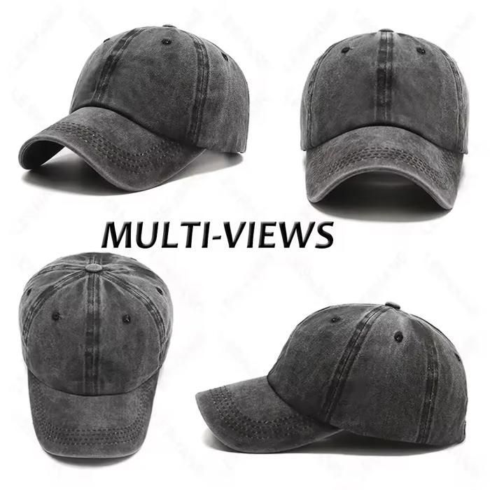 Casquette Militaire Homme Unisexe Réglable - Style Vintage Baseball Délavé Protection UV été Sport