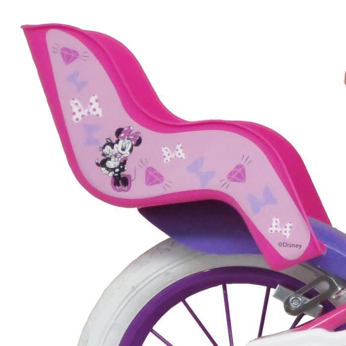 Panier avant vélo Minnie Mouse rose foncé – Équipement vélos enfants