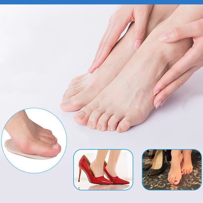 Semelles Orthopédiques Gel Pour Pieds Plats - Soutien Voûte Plantaire - 3 Paires