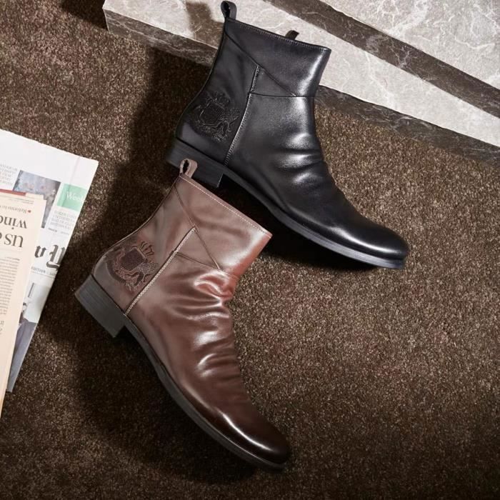 Chelsea Boots Bottines Talon Homme Bottines Chelsea Homme En Cuir