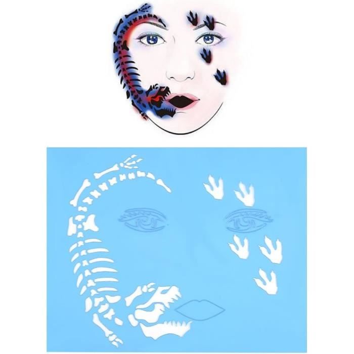 Kit 4 Pochoirs Femme Style Goutte D’eau – Format A4 (21x29,7 Cm), Réutilisables, Avec Pinceau, Pour Déco DIY